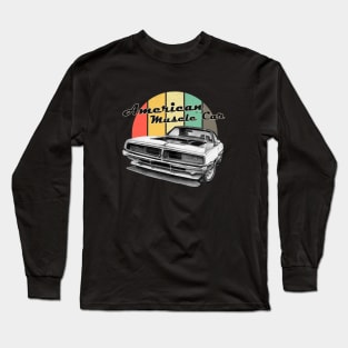 American Muscle car V8 Engine Long Sleeve T-Shirt